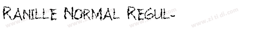 Ranille Normal Regul字体转换
